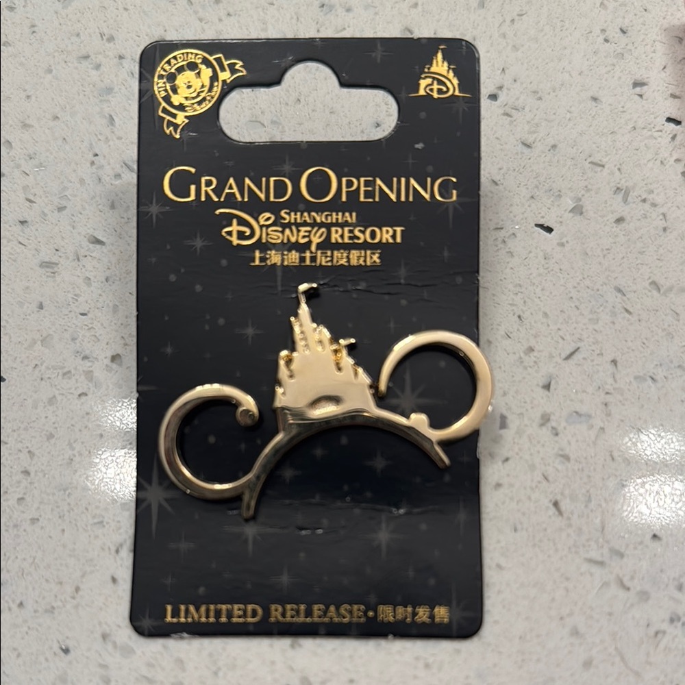 Disney Resort Gold Castle pin